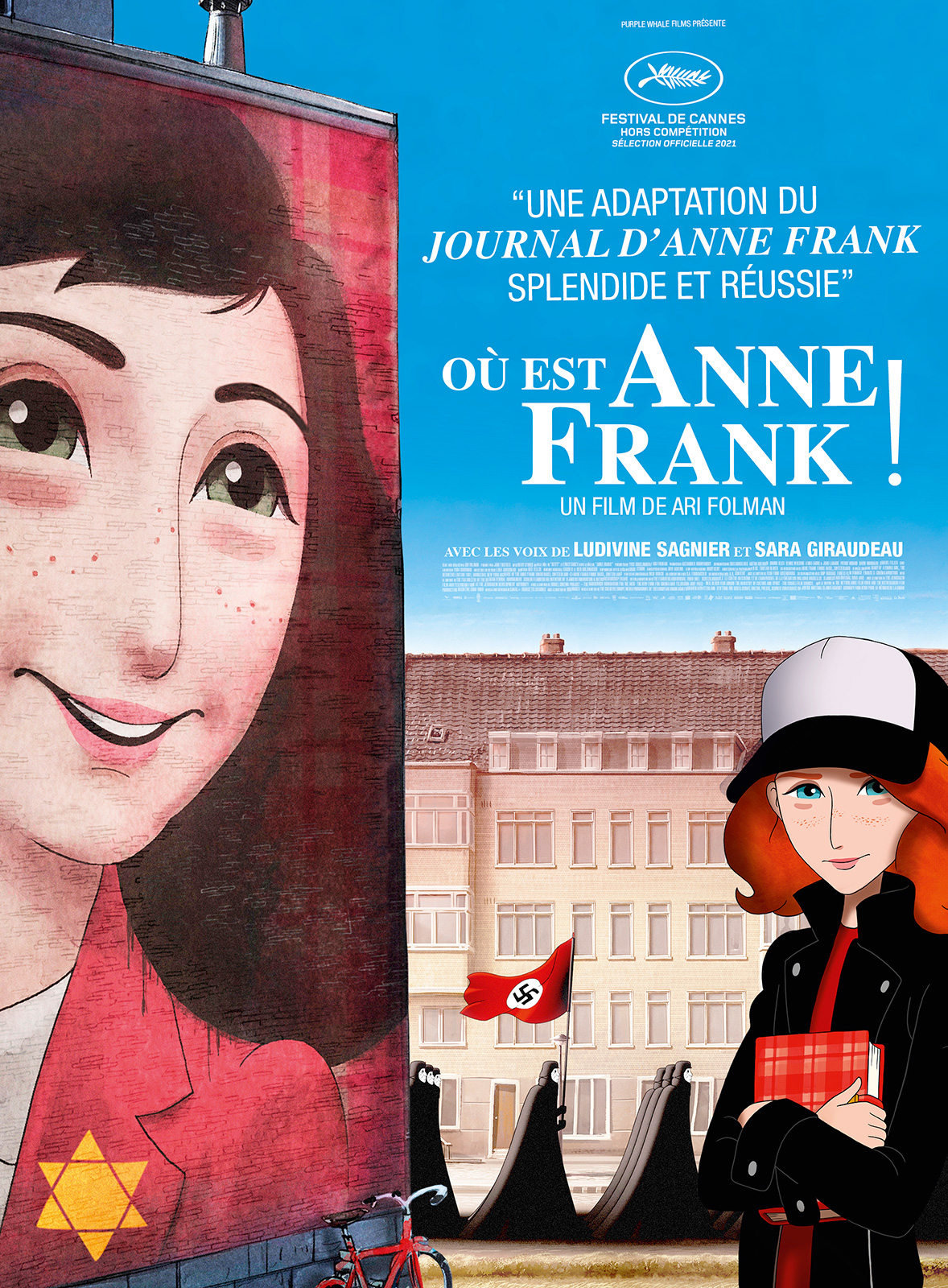 Cinéma Où est Anne Franck Film animation Cinécran81